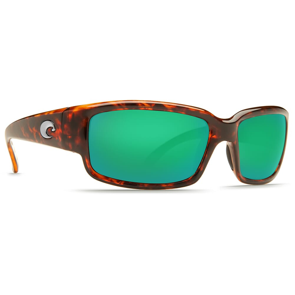 Costa Del Mar Costa Caballito Tortoise Frame Sunglasses w/Green Mirror 580G Lenses 06S9025-90251259