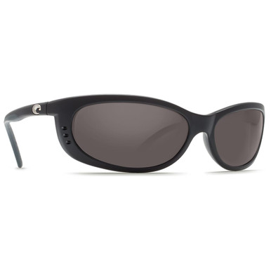Costa Del Mar Costa Fathom Matte Black Frame Sunglasses w/Gray 580P Lenses 06S9058-90580361 - Costa Del Mar
