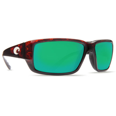 Costa Del Mar Costa Fantail Tortoise Frame Sunglasses w/Green Mirror 580G Lenses 06S9006-90063559 - Costa Del Mar