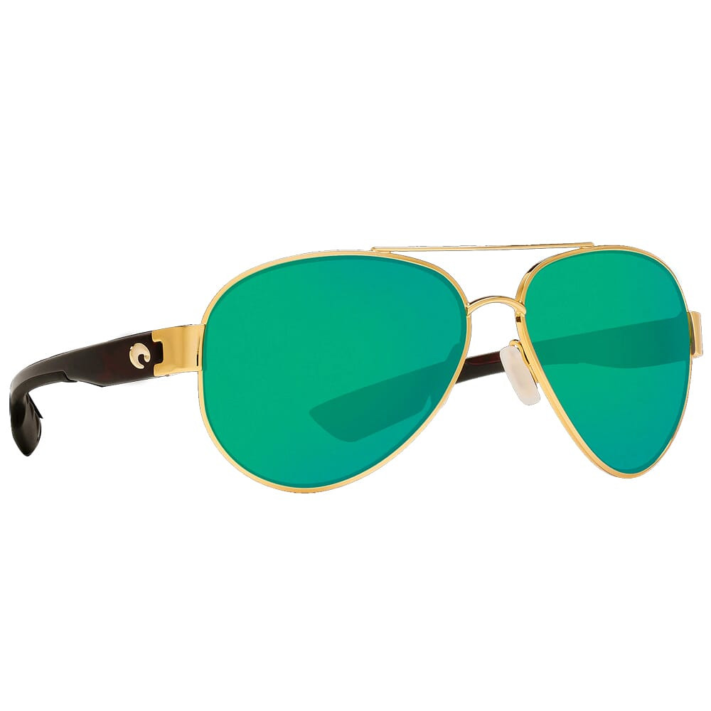 Costa Del Mar Costa South Point Gold Frame Sunglasses w/Green Mirror 580G Lenses 06S4010-40101859 - Costa Del Mar
