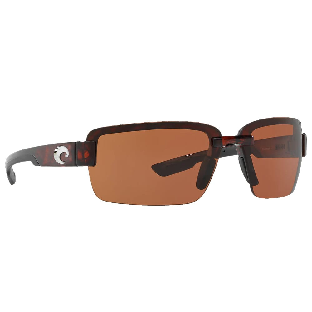 Costa Del Mar Costa Galveston Tortoise Frame Sunglasses w/Copper 580P Lenses 06S9073-90730167 - Costa Del Mar