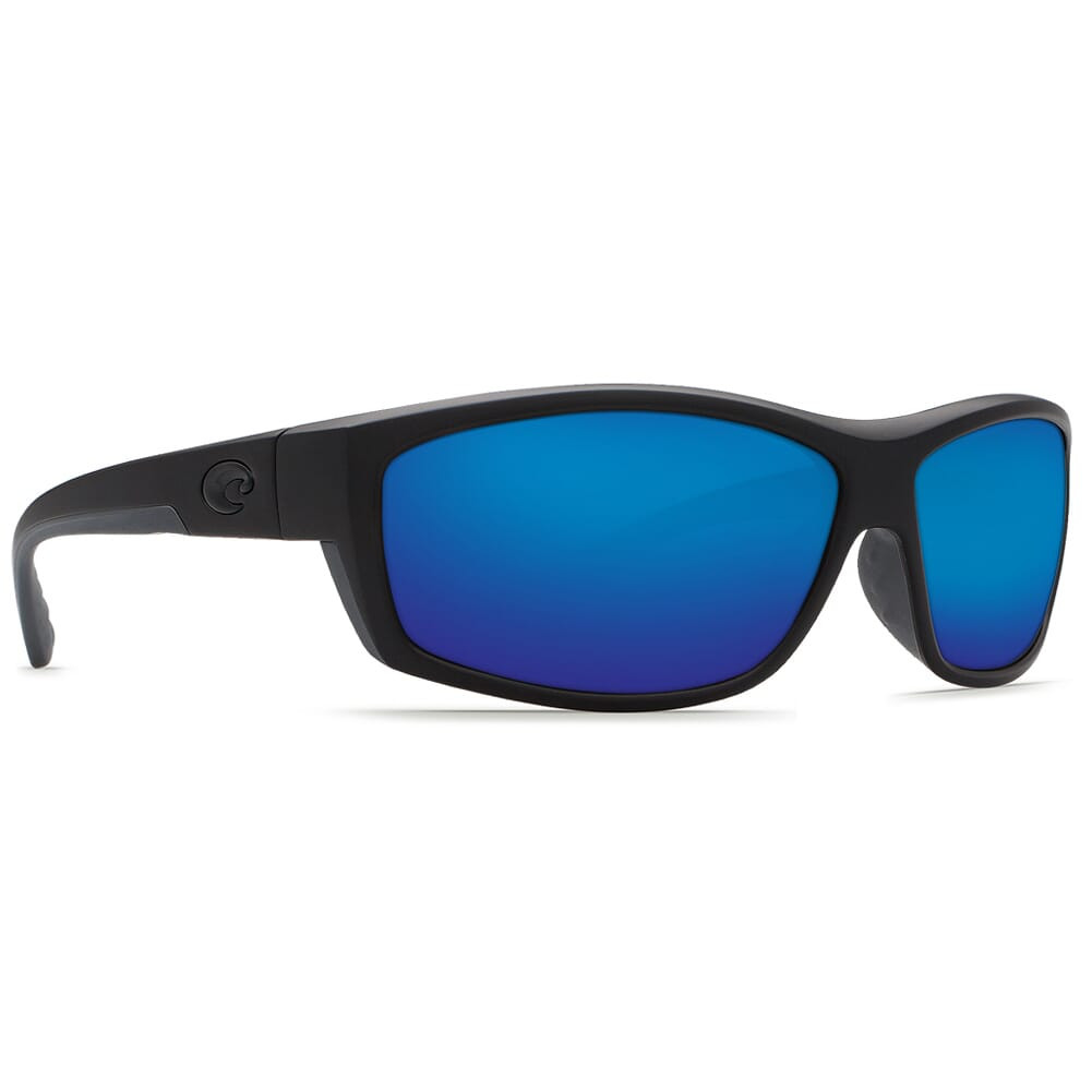 Costa Del Mar Costa Saltbreak Blackout Frame Sunglasses w/Blue Mirror 580G Lenses 06S9020-90201365 - Costa Del Mar