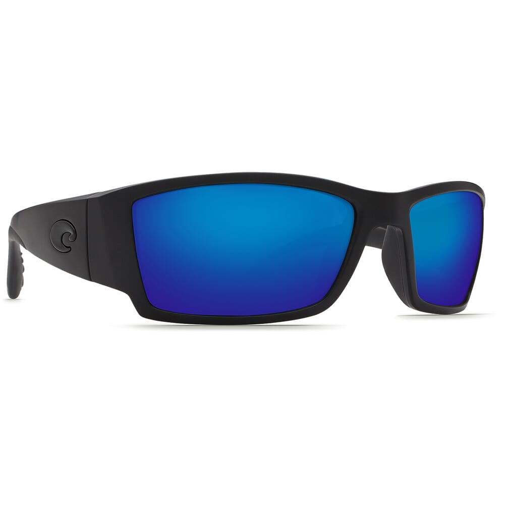 Costa Del Mar Costa Corbina Blackout Frame Sunglasses w/Blue Mirror 580G Lenses 06S9057-90571062 - Costa Del Mar