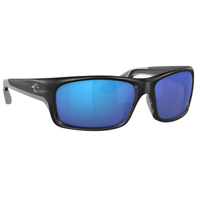 Costa Del Mar Costa Jose Pro Matte Black Frame Sunglasses w/Blue Mirror 580G Lenses 06S9106-91060162 - Costa Del Mar