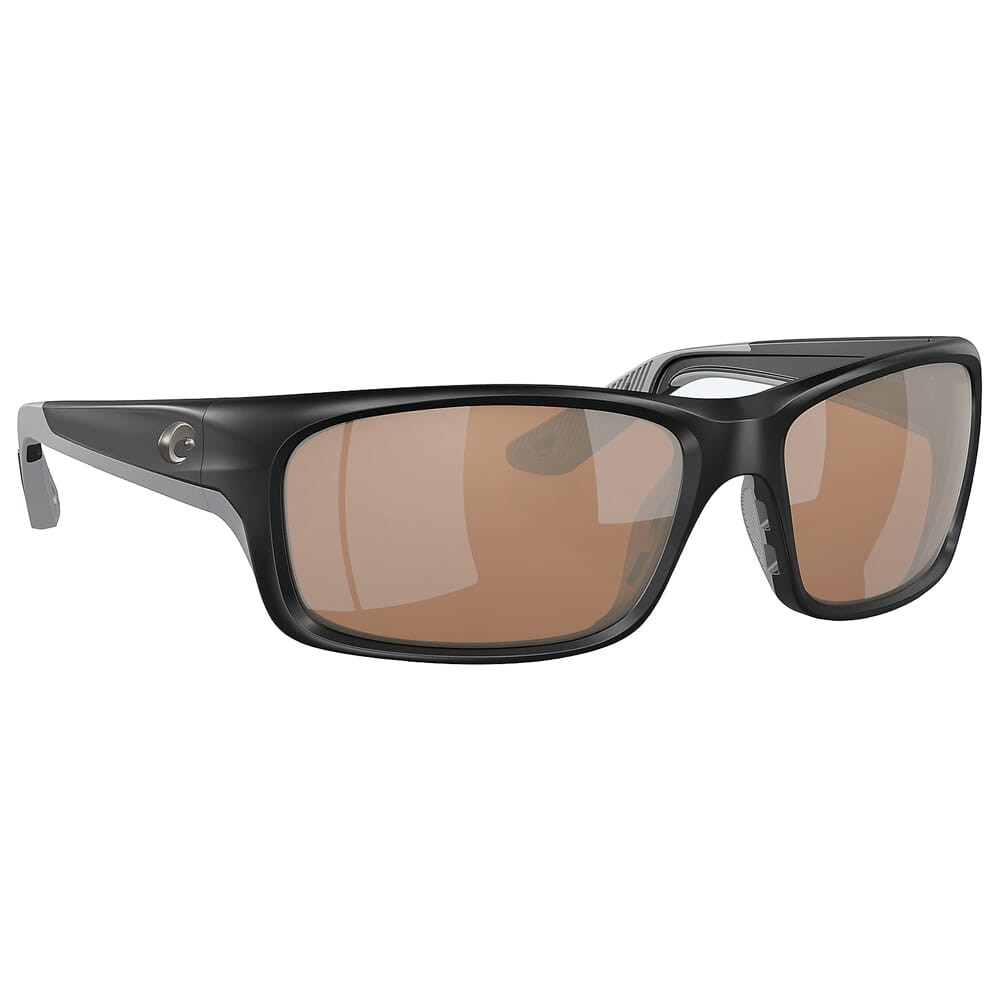 Costa Del Mar Costa Jose Pro Matte Black Frame Sunglasses w/Copper Silver Mirror 580G Lenses 06S9106-91060362 - Costa Del Mar