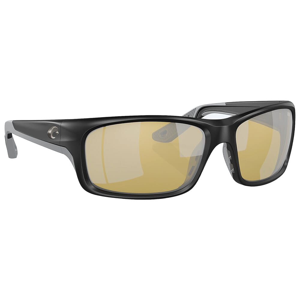 Costa Del Mar Costa Jose Pro Matte Black Frame Sunglasses w/Sunrise Silver Mirror 580G Lenses 06S9106-91060562 - Costa Del Mar