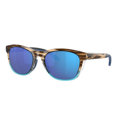 Costa Del Mar Costa Aleta Wahoo Frame Sunglasses w/Blue Mirror 580G Lenses 06S9108-91080154 - Costa Del Mar