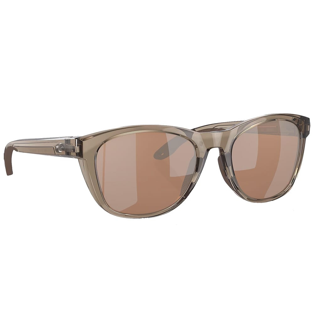 Costa Del Mar Costa Aleta Taupe Frame Sunglasses w/Copper Silver Mirror 580G Lenses 06S9108-91080354 - Costa Del Mar