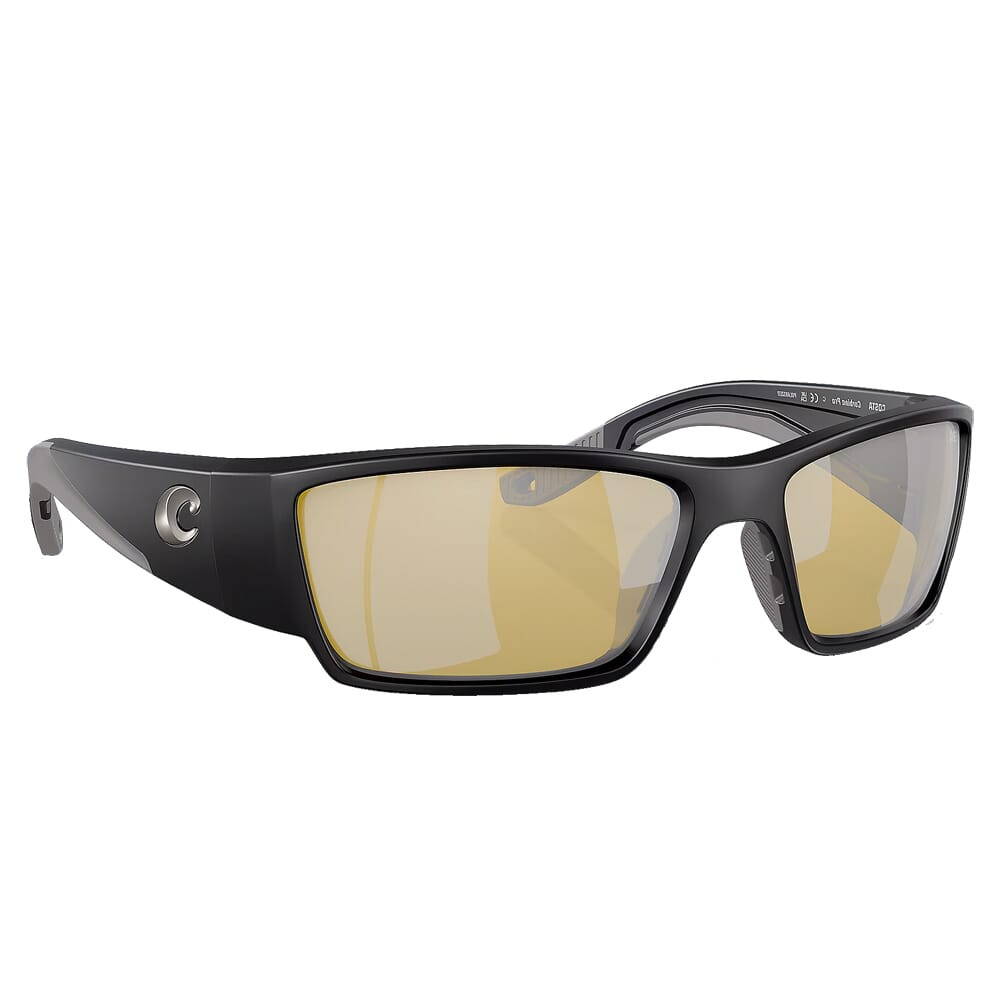 Costa Del Mar Costa Corbina Pro Black Frame Sunglasses w/Silver Sunrise Mirror 580G Lenses 06S9109-91090561 - Costa Del Mar
