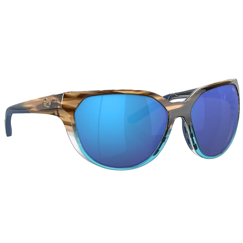 Costa Del Mar Costa Mayfly Wahoo Frame Sunglasses w/Blue Mirror 580G Lenses 06S9110-91100558 - Costa Del Mar