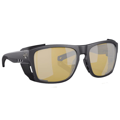 Costa Del Mar Costa King Tide 6 Black Pearl Frame Sunglasses w/Sunrise Silver Mirror 580G Lenses 06S9112-91120558 - Costa Del Mar