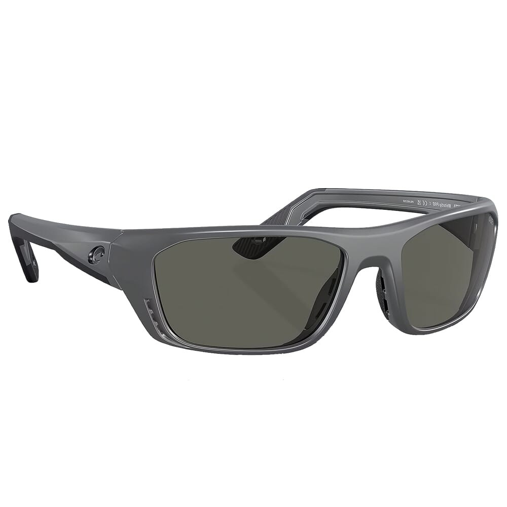Costa Del Mar Costa Whitetip Pro Matte Gray Frame Sunglasses w/Gray 580G Lenses 06S9115-91150857 - Costa Del Mar