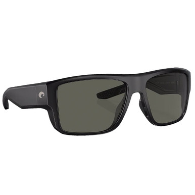 Costa Del Mar Costa Taxman Matte Black Frame Sunglasses w/Gray 580G Lenses 06S9116-91160559 - Costa Del Mar