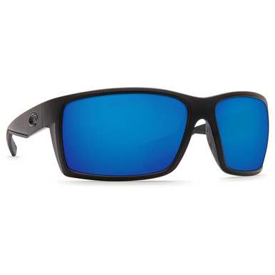 Costa Del Mar Costa Reefton Blackout Frame Sunglasses w/Blue Mirror 580G Lenses 06S9007-90071764 - Costa Del Mar