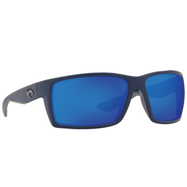 Costa Del Mar Costa Reefton Matte Blue Frame Sunglasses w/Blue Mirror 580P Lenses 06S9007-90071264 - Costa Del Mar