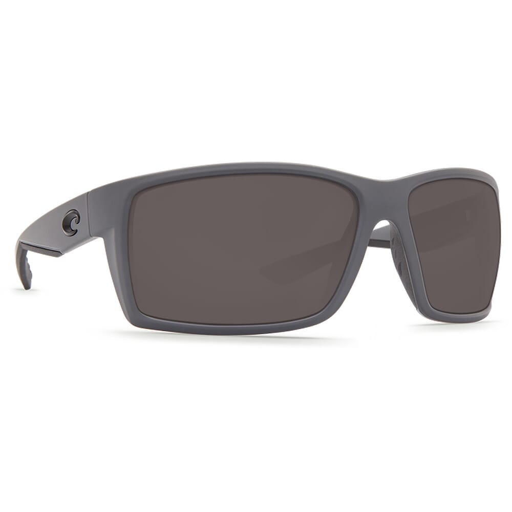 Costa Del Mar Costa Reefton Matte Gray Frame Sunglasses w/Gray 580P Lenses 06S9007-90070564