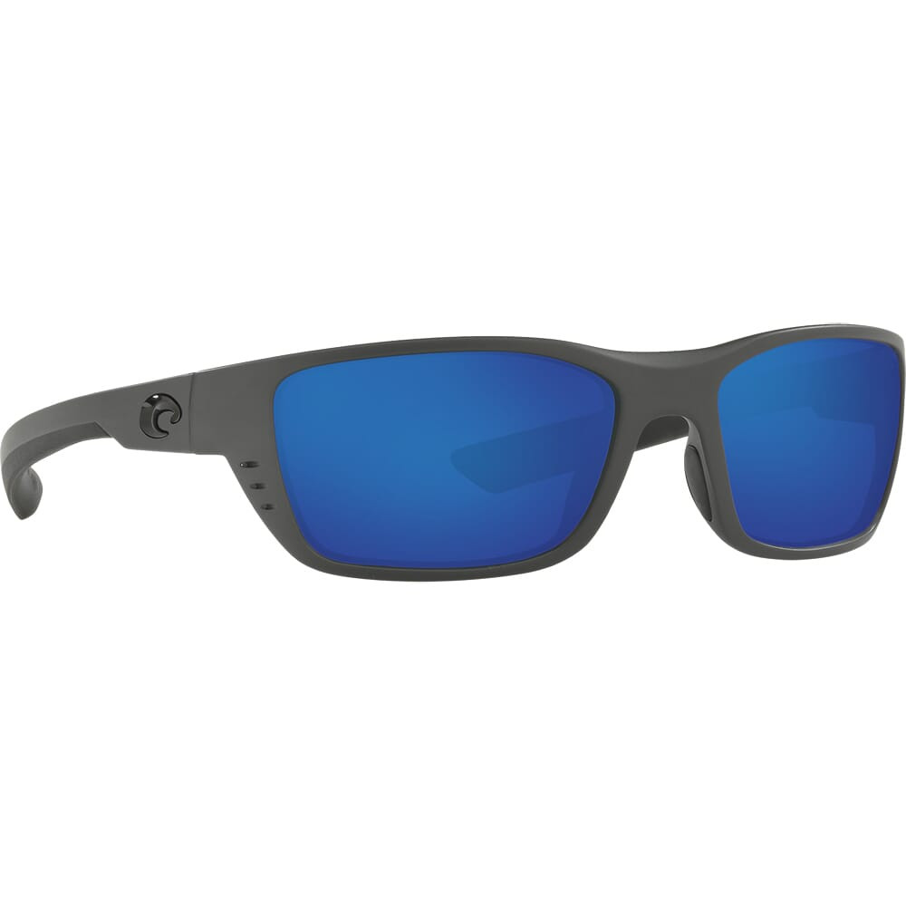 Costa Del Mar Costa Whitetip Matte Gray Frame Sunglasses w/Blue Mirror 580P Lenses 06S9056-90560958