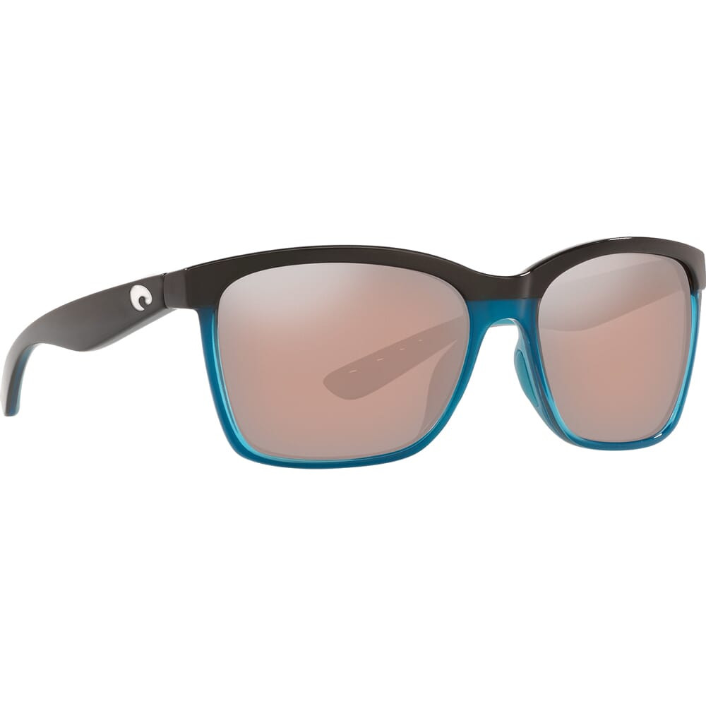 Costa Del Mar Costa Anaa Sea Glass Frame Ocearch Sunglasses w/Copper Silver Mirror 580P Lenses 06S9053-90530955 - Costa Del Mar