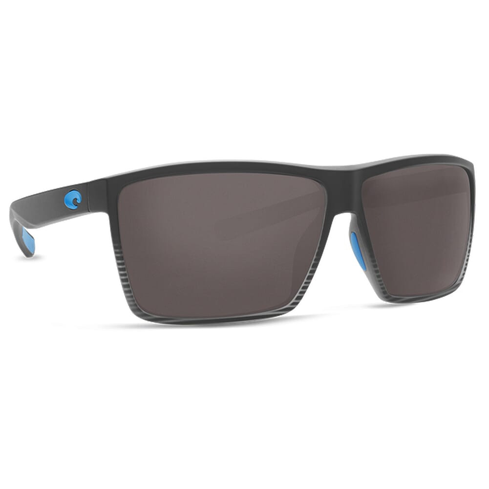 Costa Del Mar Costa Rincon Matte Smoke Crystal Fade Frame Sunglasses w/Gray 580P Lenses 06S9018-90180763 - Costa Del Mar