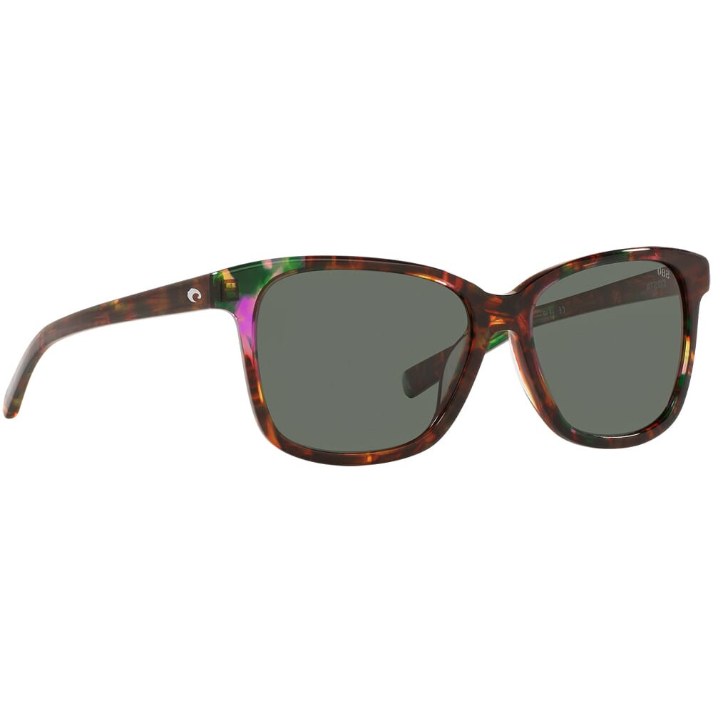 Costa Del Mar Costa May Shiny Abalone Frame Sunglasses w/Gray 580G Lenses 06S2009-20090557 - Costa Del Mar