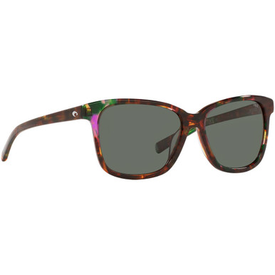 Costa Del Mar Costa May Shiny Abalone Frame Sunglasses w/Gray 580G Lenses 06S2009-20090557 - Costa Del Mar