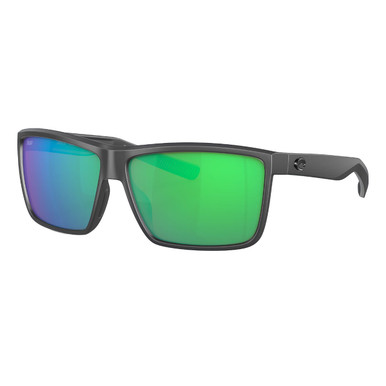 Costa Del Mar Costa Rinconcito Matte Gray Frame Sunglasses w/Green Mirror 580P Lenses 06S9016-90161260 - Costa Del Mar