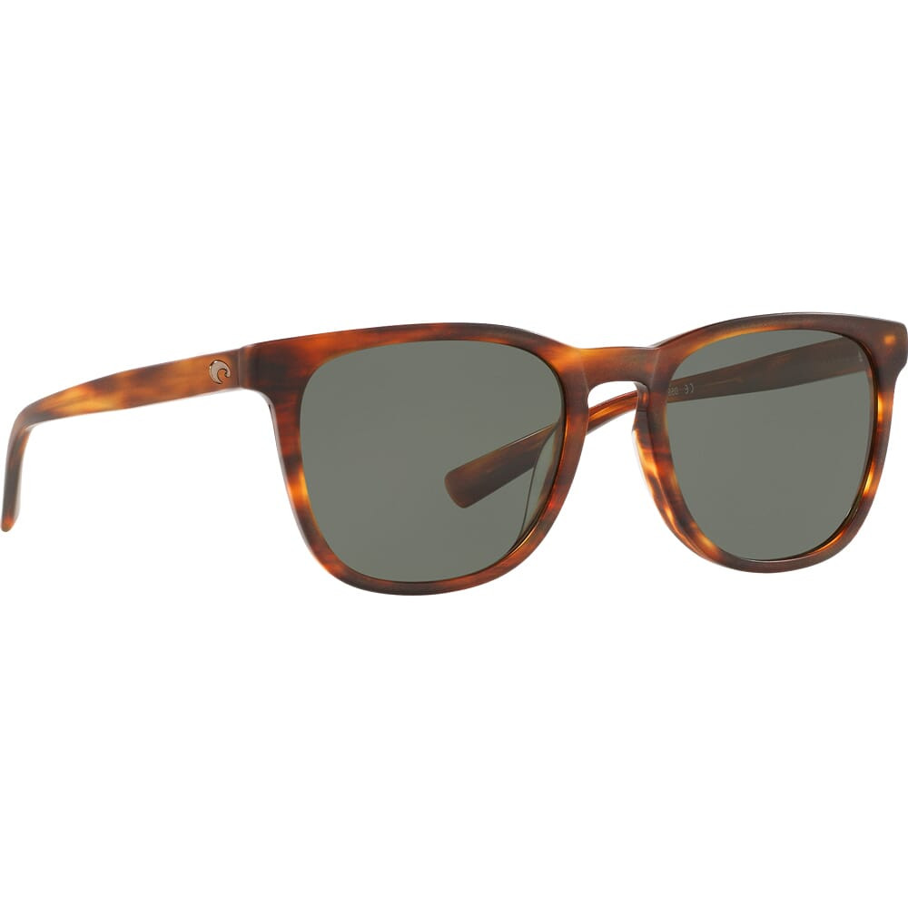 Costa Del Mar Costa Sullivan Matte Tortoise Sunglasses w/Gray 580G Lenses 06S2002-20020252 - Costa Del Mar