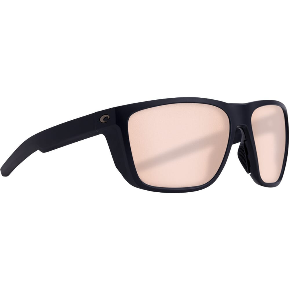 Costa Del Mar Costa Ferg Matte Black Sunglasses w/Copper Silver Mirror 580G Lenses 06S9002-90022459
