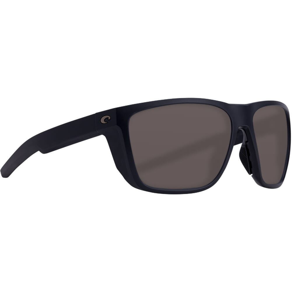 Costa Del Mar Costa Ferg Matte Black Sunglasses w/Gray 580P Lenses 06S9002-90021159 - Costa Del Mar