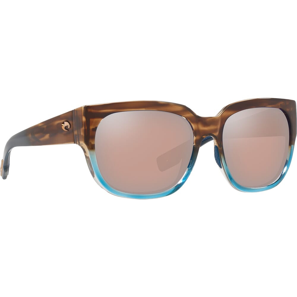 Costa Del Mar Costa Waterwoman II Shiny Wahoo Sunglasses w/Copper Silver Mirror 580G Lenses 06S9004-90041158 - Costa Del Mar