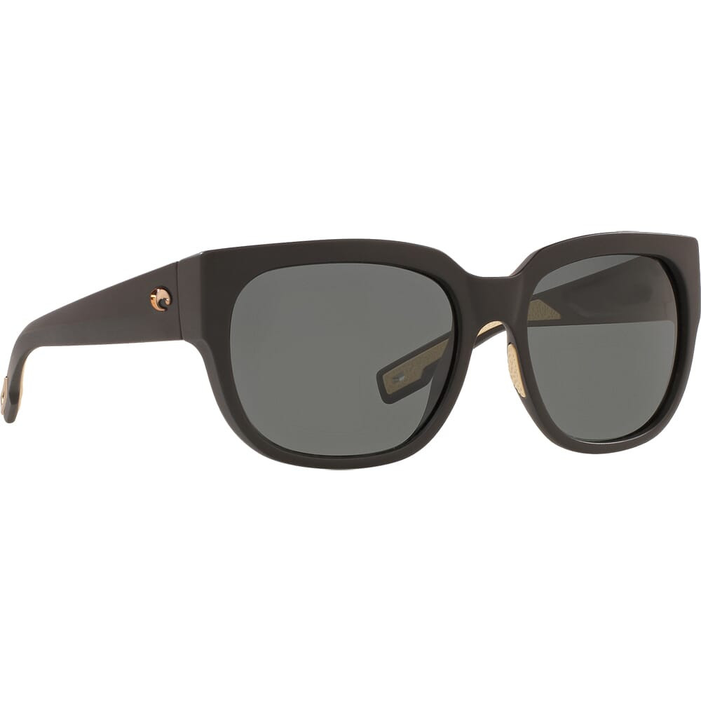 Costa Del Mar Costa Waterwoman II Matte Black Sunglasses w/Gray 580G Lenses 06S9004-90040258 - Costa Del Mar