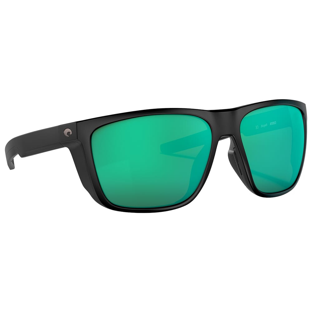 Costa Del Mar Costa Ferg XL Matte Black Sunglasses w/Green Mirror 580G Lenses 06S9012-90120262 - Costa Del Mar