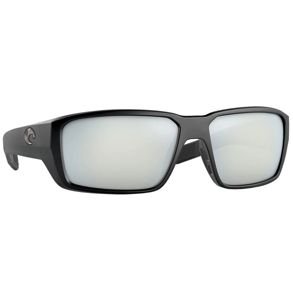 Costa Del Mar Costa Fantail Pro Matte Black Sunglasses w/Gray Silver Mirror 580G Lenses 06S9079-90790460 - Costa Del Mar