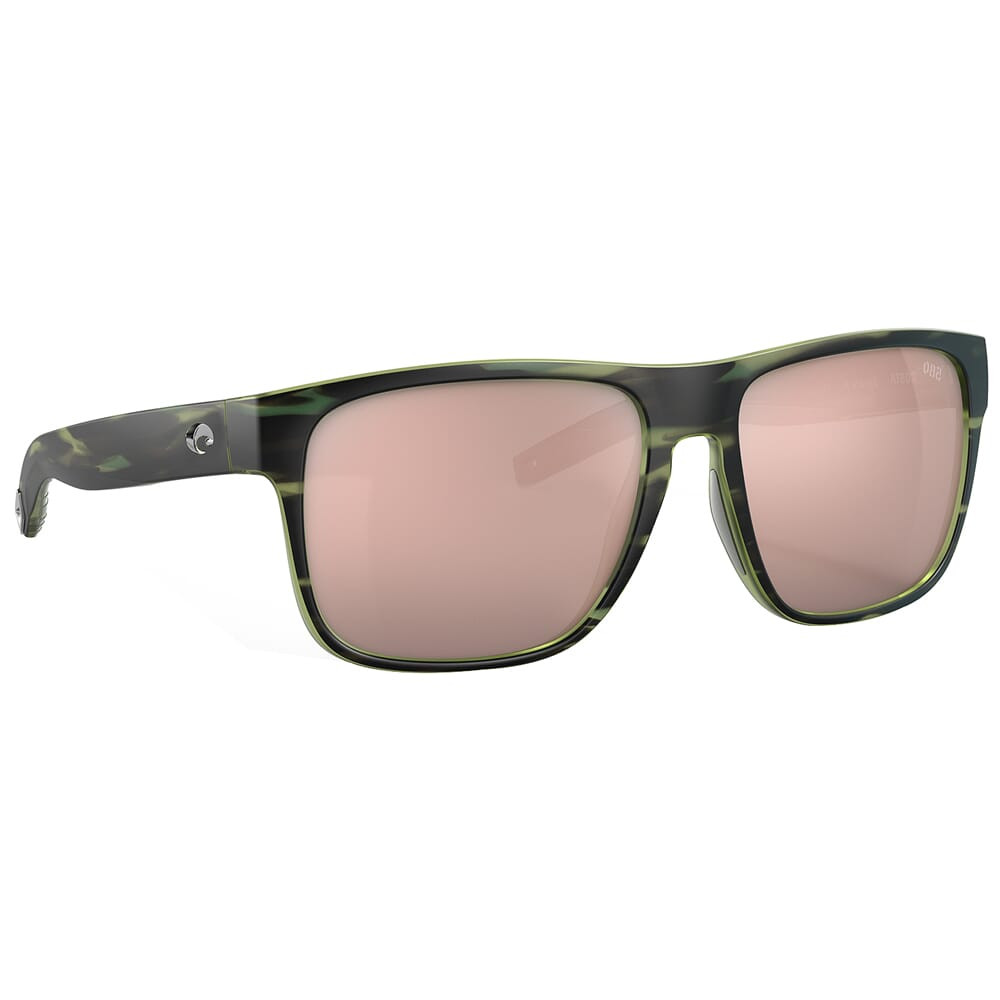 Costa Del Mar Costa Spearo XL Matte Reef Sunglasses w/Copper Silver Mirror 580G Lenses 06S9013-90130959 - Costa Del Mar