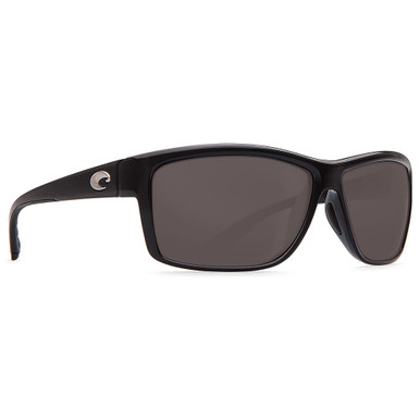 Costa Del Mar Costa Mag Bay Shiny Black Frame Sunglasses w/ Gray 580P Lenses AA-11-OGP - Costa Del Mar