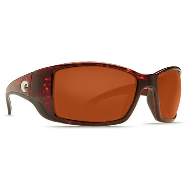 Costa Del Mar Costa Blackfin Tortoise Frame Sunglasses w/ Copper 580P Lenses BL-10-OCP - Costa Del Mar