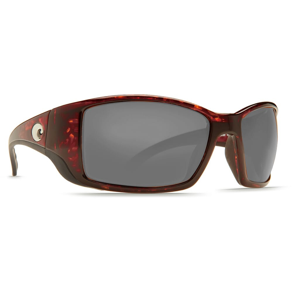 Costa Del Mar Costa Blackfin Tortoise Global Fit Frame Sunglasses w/ Gray 580P Lenses BL-10GF-OGP - Costa Del Mar