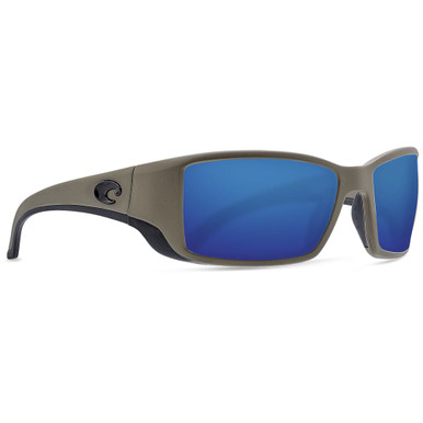 Costa Del Mar Costa Blackfin Moss Frame Sunglasses w/ Blue Mirror 580G Lenses BL-198-OBMGLP - Costa Del Mar