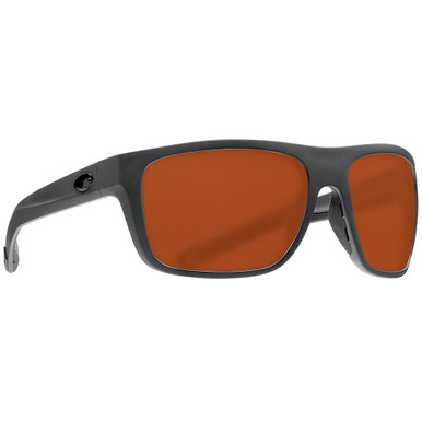 Costa Del Mar Costa Broadbill Matte Gray Frame Sunglasses w/ Copper 580G Lenses BRB-98-OCGLP - Costa Del Mar