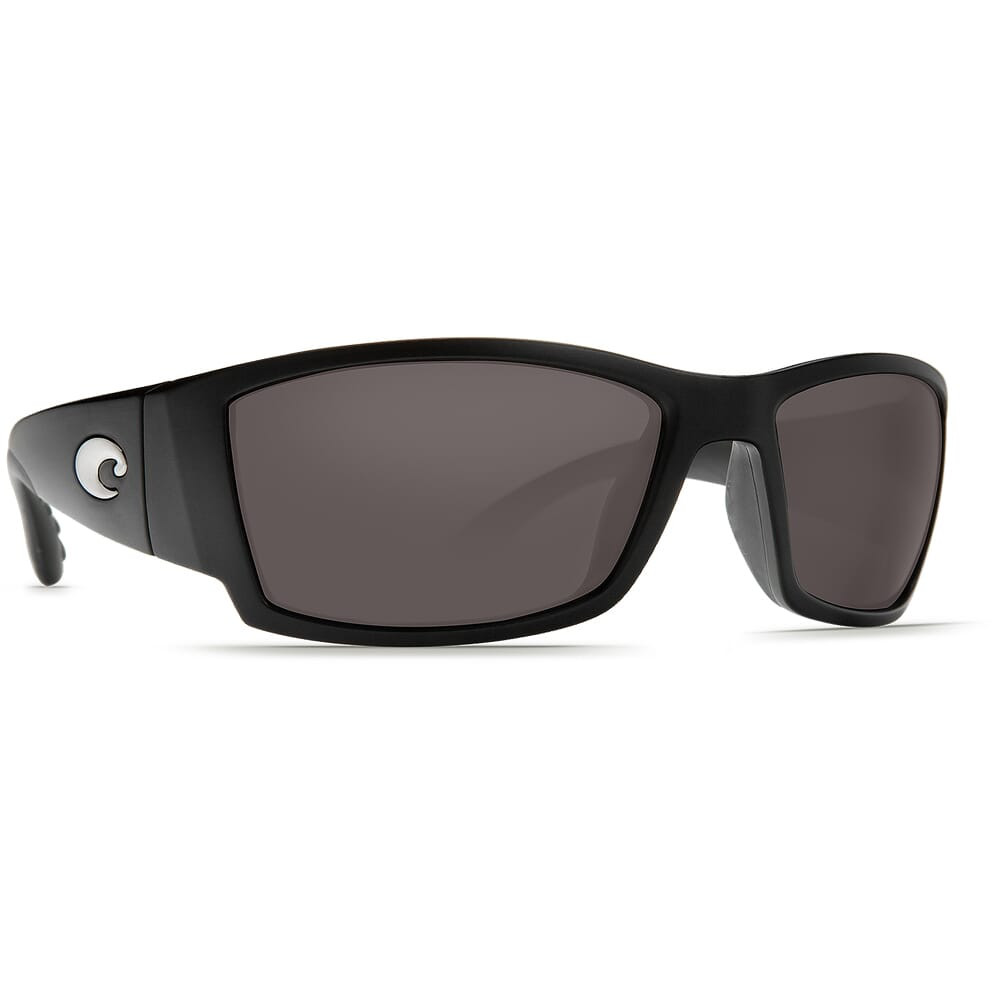 Costa Del Mar Costa Corbina Matte Black Global Fit Frame Sunglasses w/ Gray 580G Lenses CB-11GF-OGGLP - Costa Del Mar