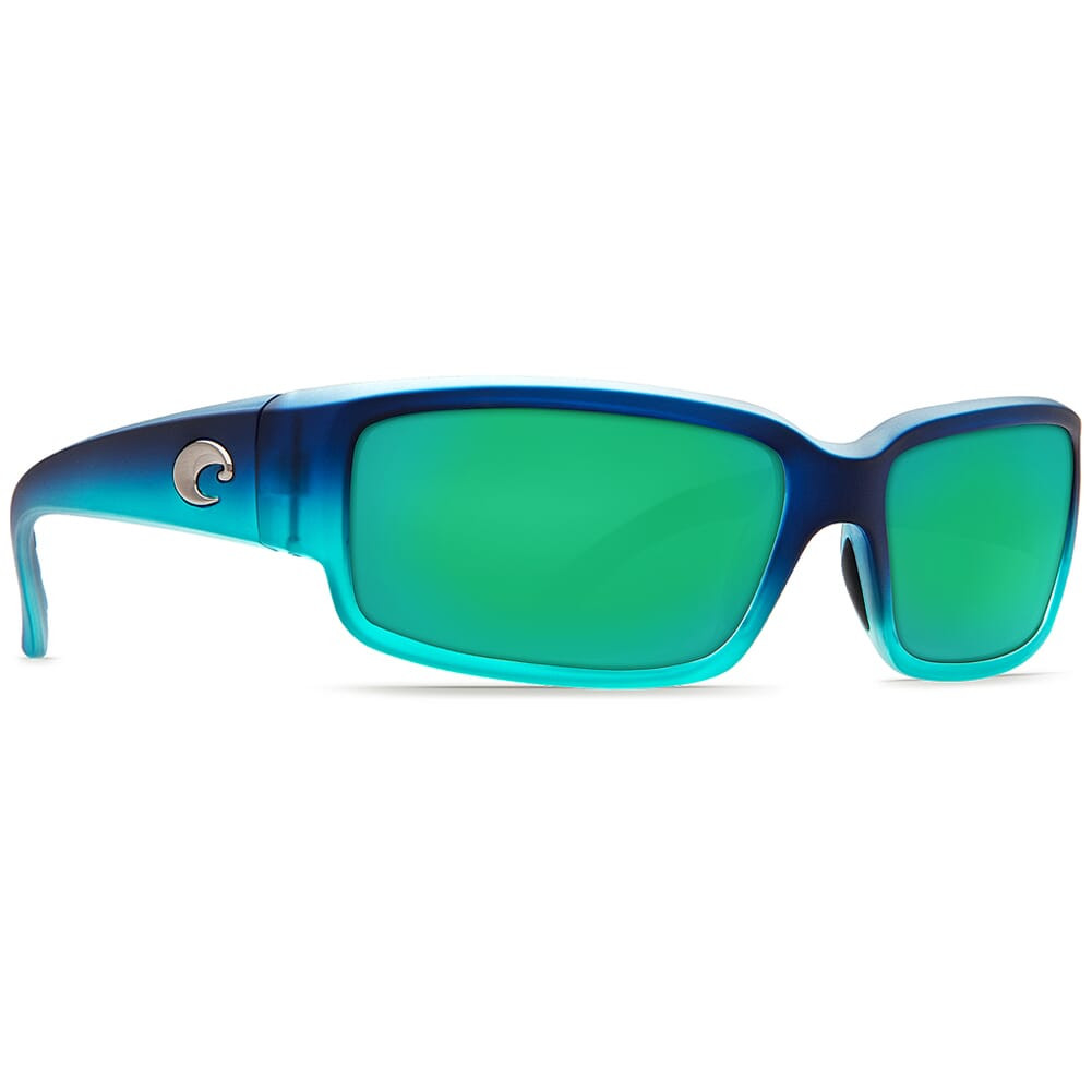 Costa Del Mar Costa Caballito Matte Caribbean Fade Frame Sunglasses w/ Green Mirror 580G Lenses CL-73-OGMGLP - Costa Del Mar