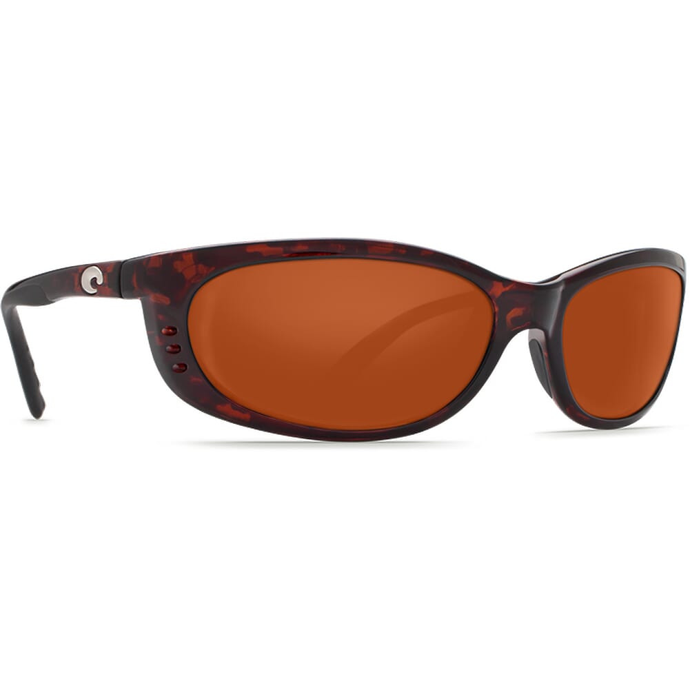 Costa Del Mar Costa Fathom Tortoise Frame Sunglasses w/ Copper 580P Lenses FA-10-OCP