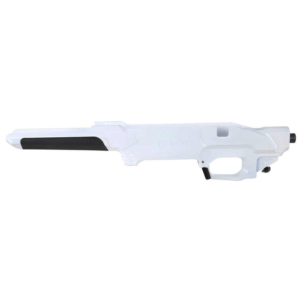 MDT WHT ESS Remington 700 LA LH Wht Chassis 103137--WHT in White - MDT