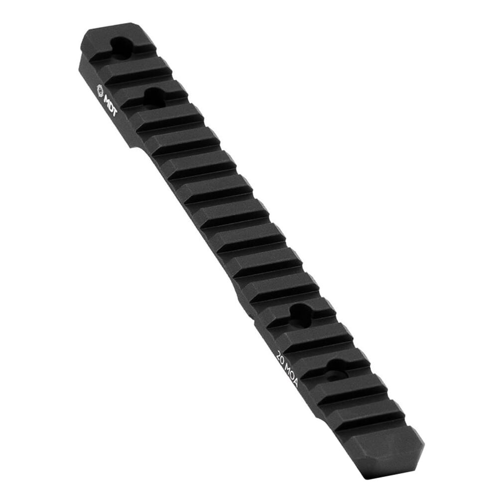 MDT Browning X-Bolt LA 20 MOA Picatinny Scope Base 103168--BLK - MDT