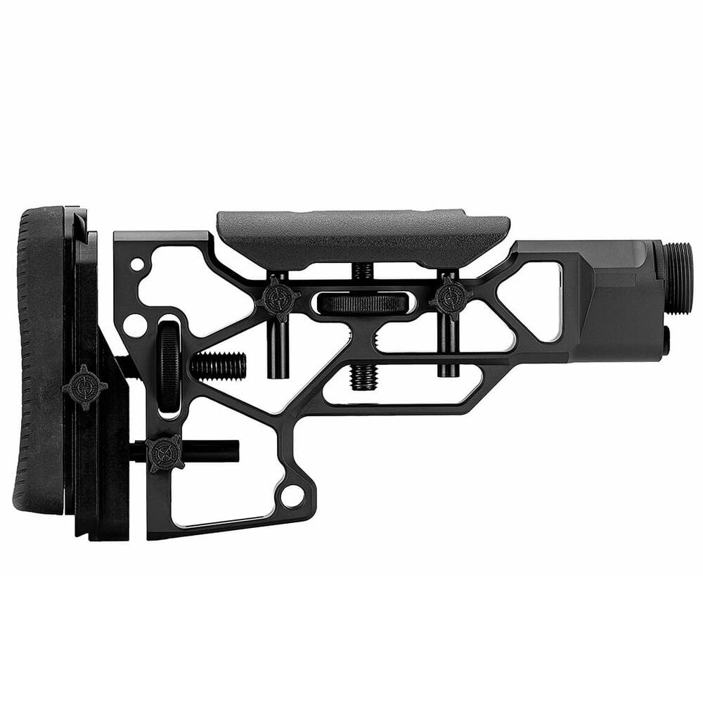 MDT Fixed SRS Short Blk Skeleton Buttstock 103440--BLK in Black - MDT