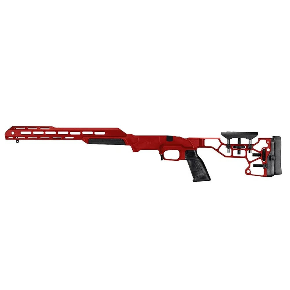 MDT RED ESS System Remington 700 LA LH Red Chassis 104627--RED - MDT
