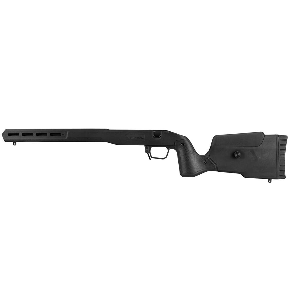 MDT BLK Field Stock Ruger American SA LH Black Chassis 108638--BLK - MDT