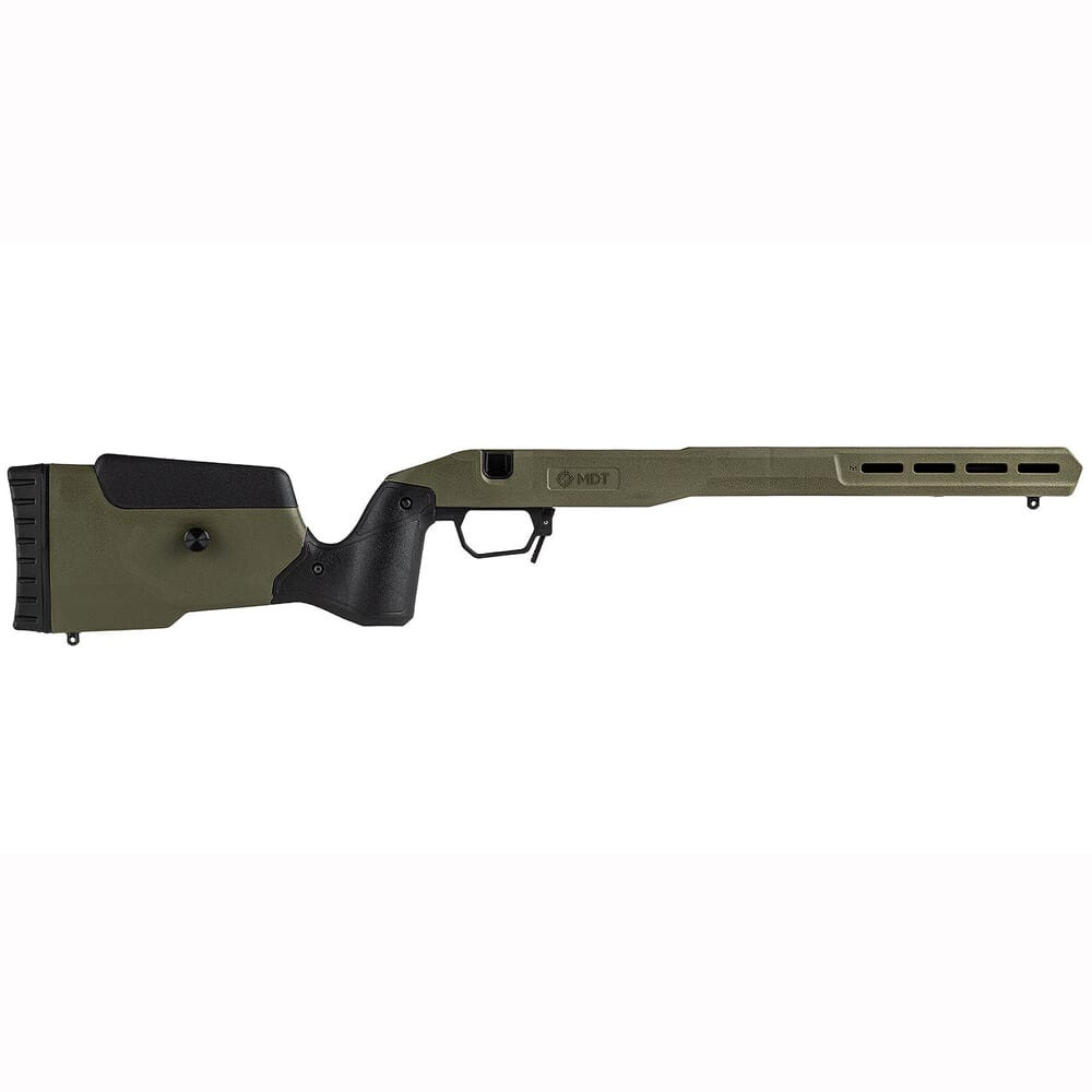 MDT ODG Field Stock Winchester XPR SA RH OD Green Chassis 109551--ODG in Olive Drab Green - MDT