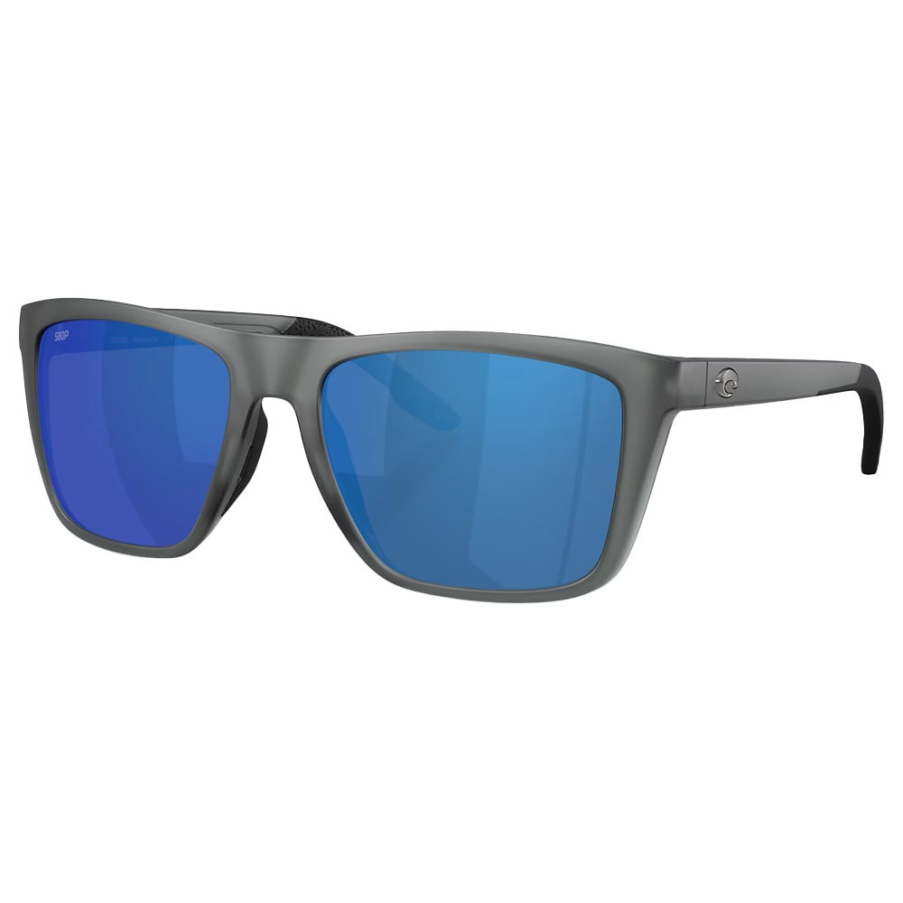 Costa Del Mar Costa Mainsail XL Men's Size 59 Injected Frame Matte Gray Smoke w/Blue Mirror 580P Lenses 06S9131-91310659 - Costa Del Mar
