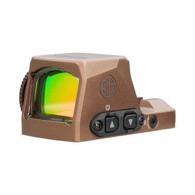 Sig Sauer ROMEO-X Pro 2 MOA Red Circle Dot FDE Reflex Sight SORX1002 lightly in excellent condition
